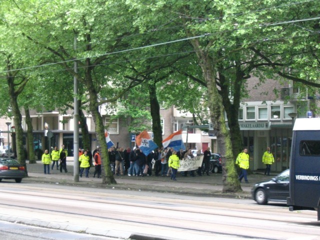 NA demonstratie in Amsterdam
