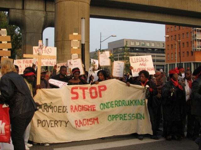 Stop racism oppression poverty