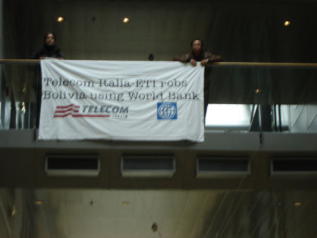 Telecom Italia -ETI robs Bolivia using World Bank