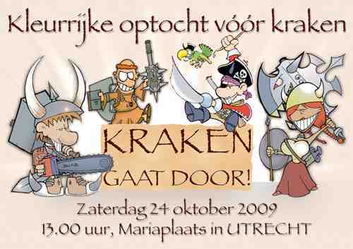 Zaterdag 24 oktober, 13:00 Mariaplaats Utrecht