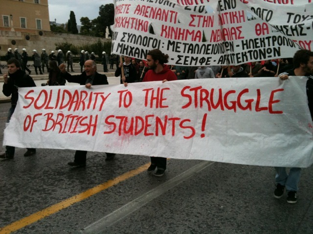 Solidarity from Greece