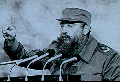 Fidel Castro Delivering Speech