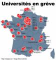 meantime 50 from 81 universities on strike/ some occupied