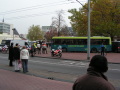 Stadsbus met arrestanten