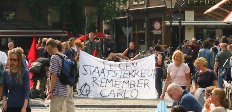Herdenking Carlo op Het Spui