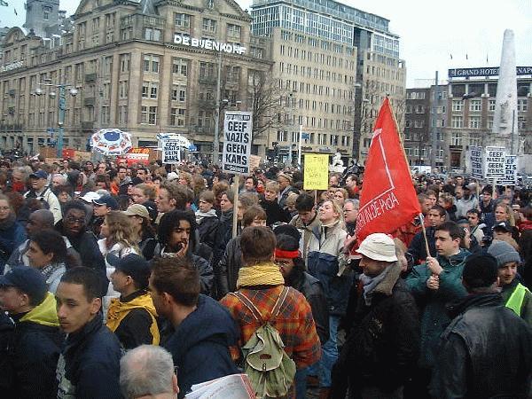 Demonstratie tegen Haider, 2001