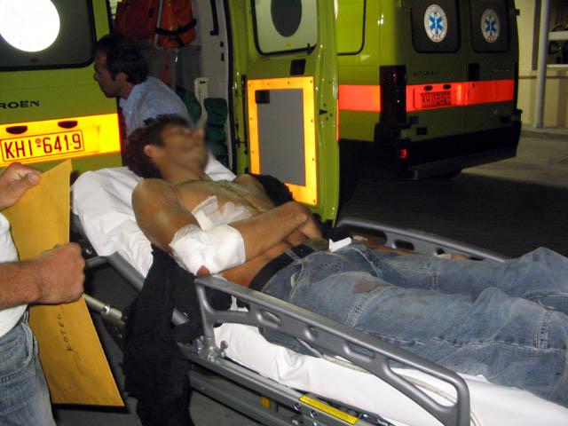 Albanian after an attack taken to the hospital, Sunday early in the morning
