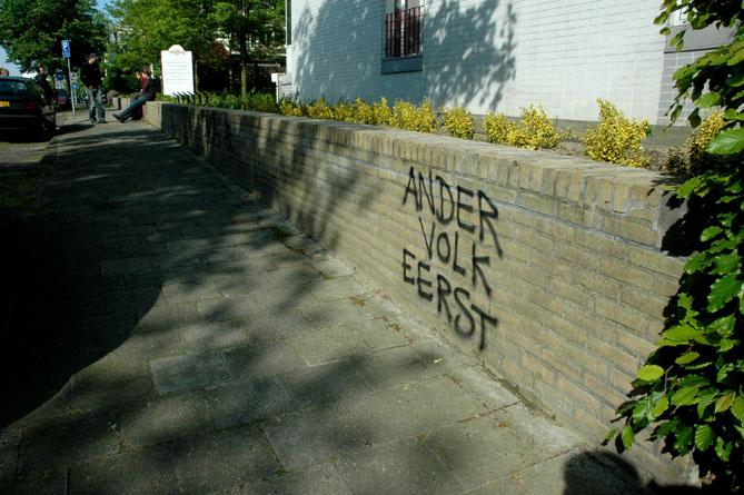 Overal staat graffiti