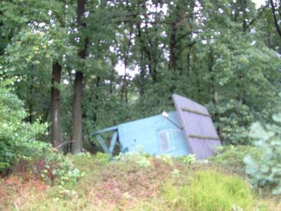 De gesloopte hutten bij Vierhouten, Veluwe