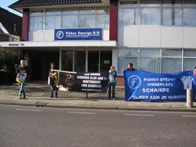 protest in Landsmeer