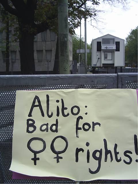 Alito against womens rights!