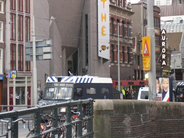 Ontruiming Amstel 4 en Vijzelstraat 5