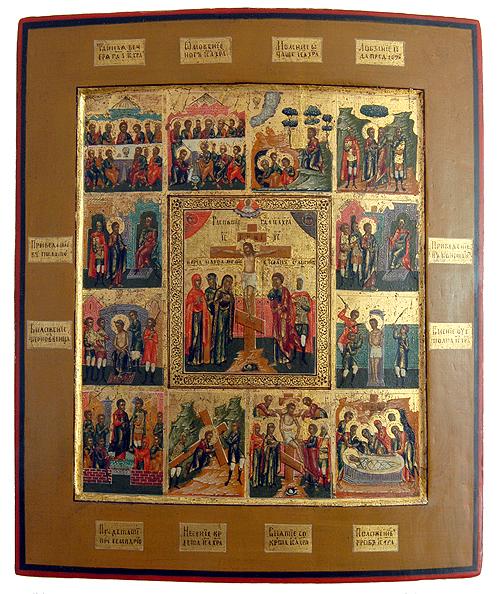 Kruisiging en Passiecyclus, Rusland, 19e eeuw