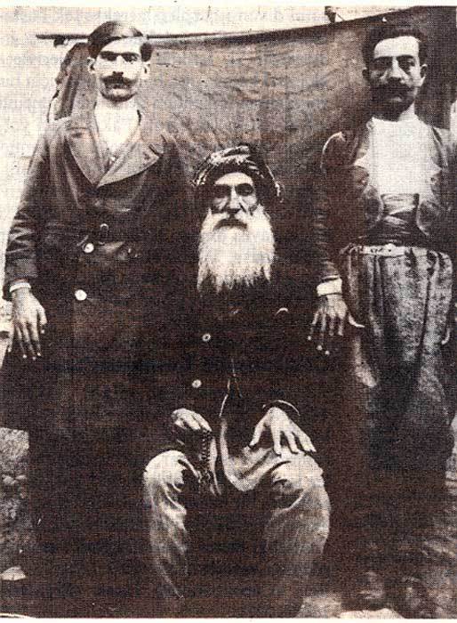 De Koerdische stammenleider Seyyit Riza. 
