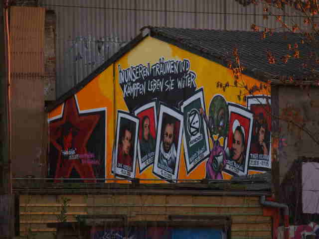 Gedenkgraffiti in Bochum