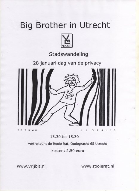 stadswandeling Big Brother in Utrecht