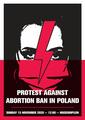 Protest against abortion ban in Poland