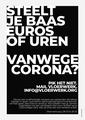 Vloerwerk Corona poster Nederlands